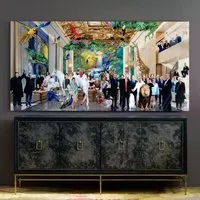 Large Wall Art Digital Collage - Colour, Plexiglass