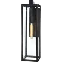 Large Wall Light Lantern - Iron, Glass