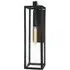 Large Wall Light Lantern - Iron, Glass