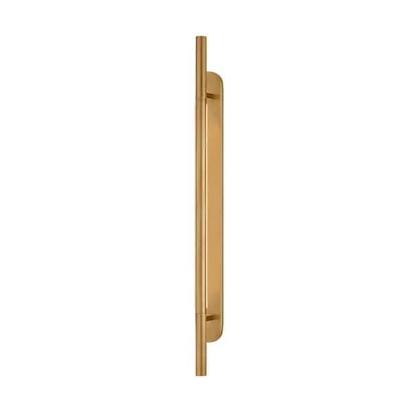 Large Wall Light with Crystal - Brass, Metal image