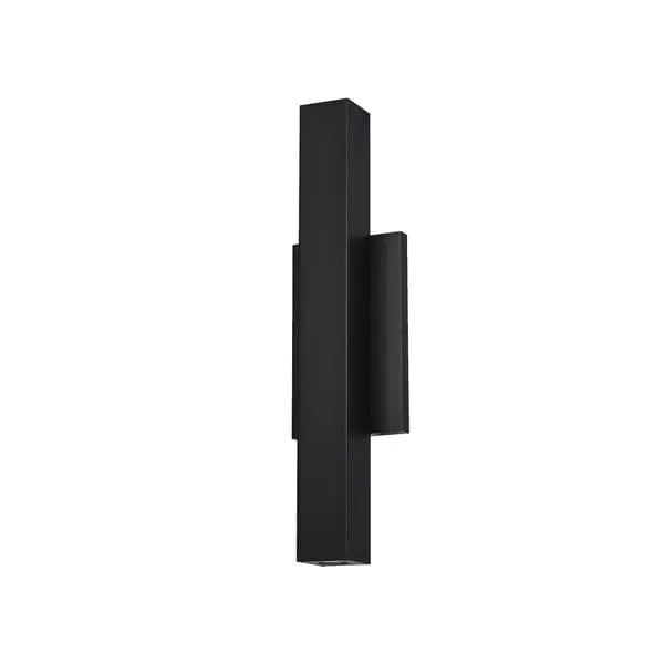 Large Wall Light with LED - Black, Metal