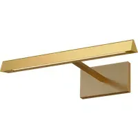 LED Picture Light - Natural Brass, Metal
