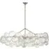 Linear Chandelier Medium - Silver, Glass