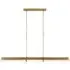 Linear Pendant Light - Antique Brass, Glass