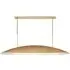 Linear Pendant Light Carved Striated - Gild, Metal