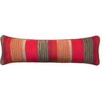 Llama Draught Excluder - Orange, Wool