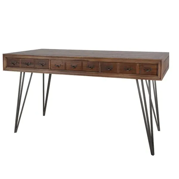 Lloyd Desk with Storage - Wood image