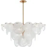 Loire Chandelier - Gild, Glass