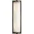 Long Wall Light with Glass Shade - Bronze