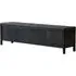 Media Unit with Storage - Black, Lacquer