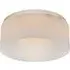 Medium Ceiling Light Flush Mount - Nickel, Metal