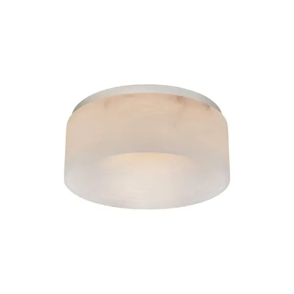 Medium Ceiling Light Flush Mount - Nickel, Metal image