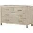 Medium Chest with Shelf and Brass Handle - Natural, Ash Wood