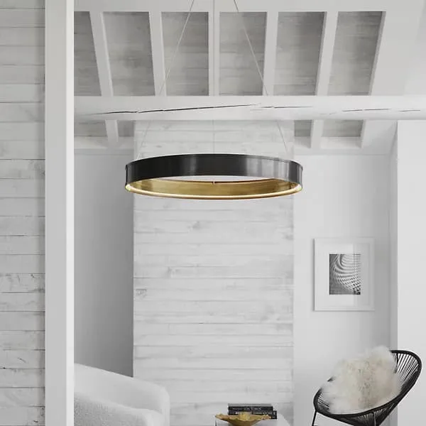 Medium Connery Chandelier - Bronze, Metal