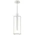 Medium Disc Pendant Light - Polished Nickel, Alabaster