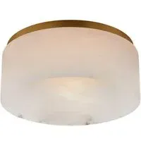 Medium Flush Mount Ceiling Light - Brass, Metal