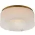 Medium Flush Mount Ceiling Light - Brass, Metal