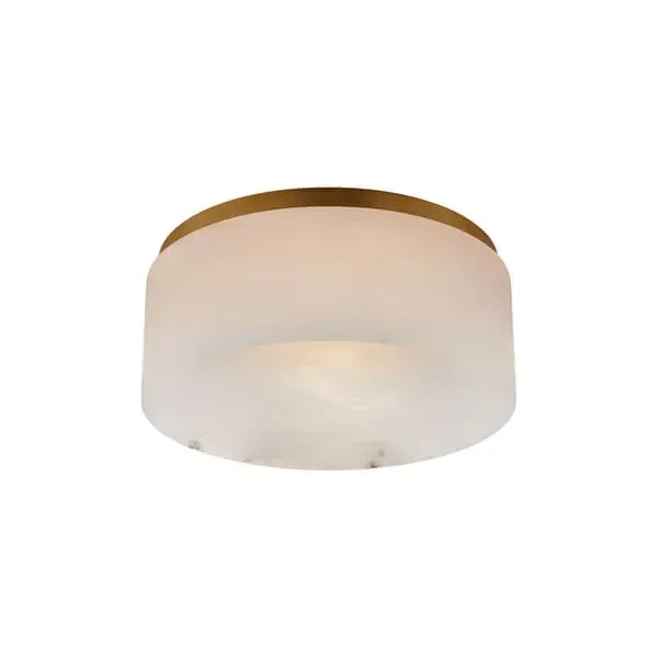 Medium Flush Mount Ceiling Light - Brass, Metal
