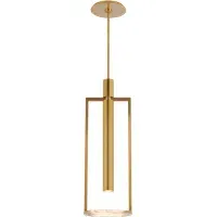 Medium Pendant Light - Brass, Alabaster