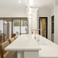Medium Pendant Light - Brass, Alabaster