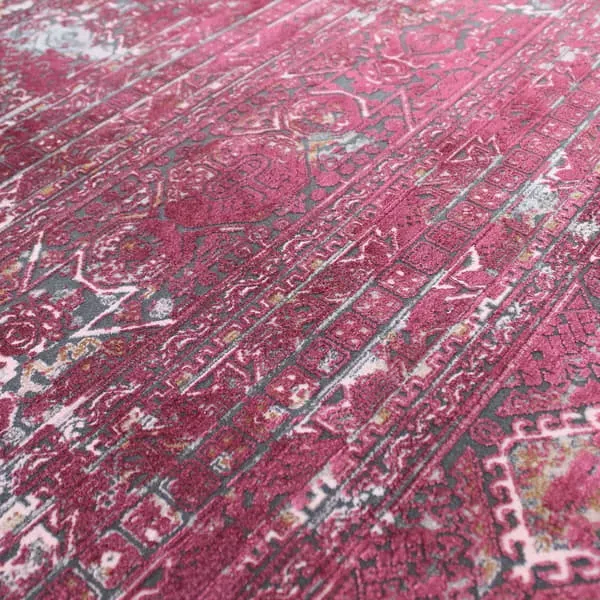 Medium Persian Rug - Cerise, Traditional Weave