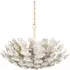 Medium Sculptural Chandelier - Gold, Natural Shell