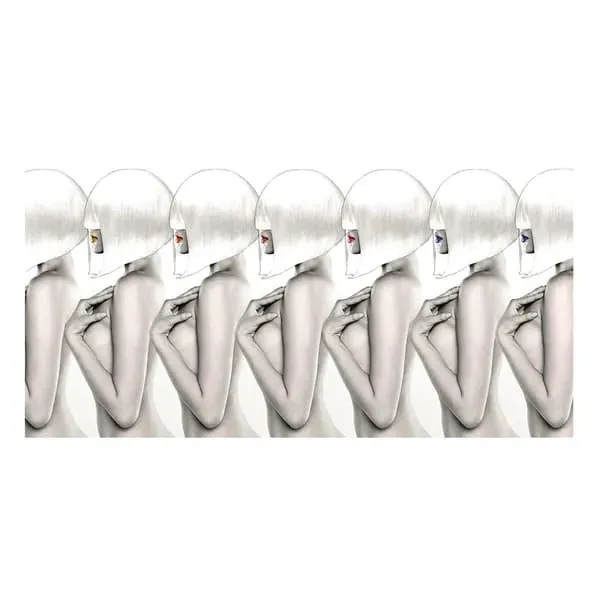 Medium Wall Art Ladies White - White, Plexiglass image