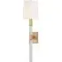 Medium Wall Light with Crystal - Brass, Metal