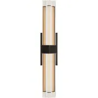 Medium Wall Light with Crystal - Bronze