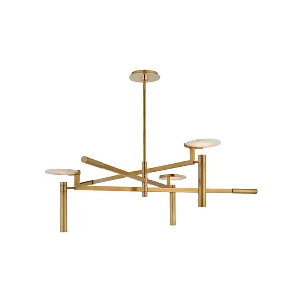 Melange Chandelier - Antique-Burnished Brass, Mixed image