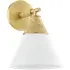 Mica Wall Light - Brass
