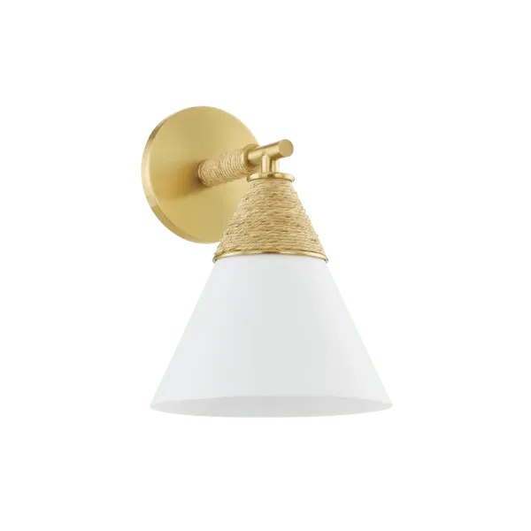 Mica Wall Light - Brass image