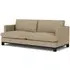 Mid-Century Sofa with Plump Cushions - Natural