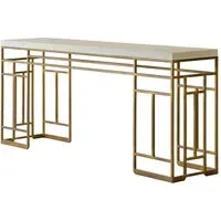 Minerva Console Table - Cream, Lacquer