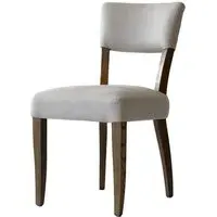Minimalist Dining Chair - Light Neutral, Linen
