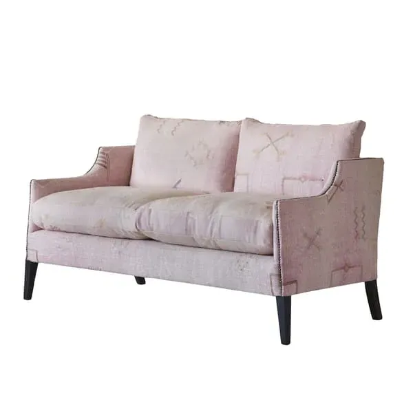 Moroccan Sofa - Pink, Linen image