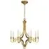 Mykonos Chandelier - Antique-Burnished Brass, Steel