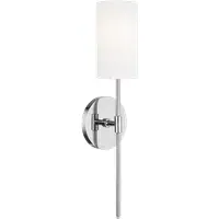 Olivia Wall Light - Polished Nickel, Metal