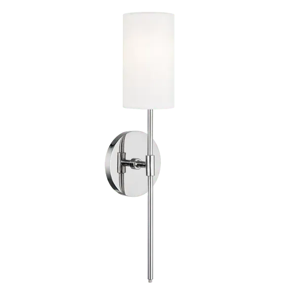 Olivia Wall Light - Polished Nickel, Metal image
