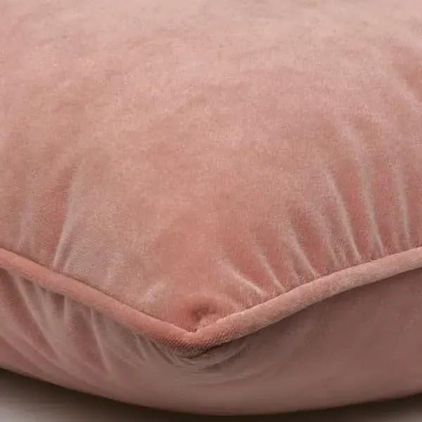 Outdoor Cushion with Hollowfibre - Rose, Velvet