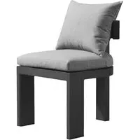 Outdoor Dining Chair - Slate, Aluminium
