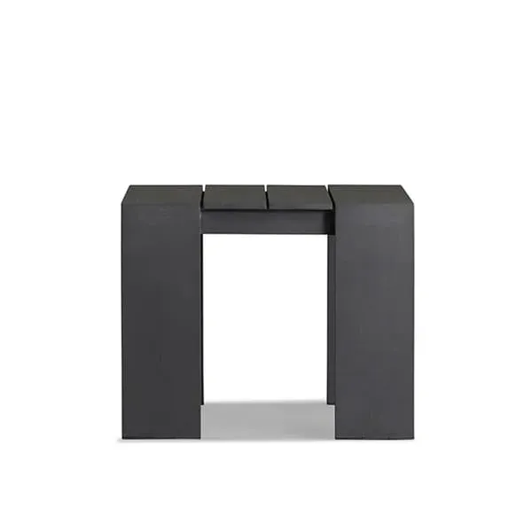 Outdoor Side Table - Dark Grey, Powder Coated Aluminium