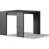 Outdoor Side Table - Dark Grey, Powder Coated Aluminium