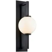 Outdoor Wall Light with Texture - Black