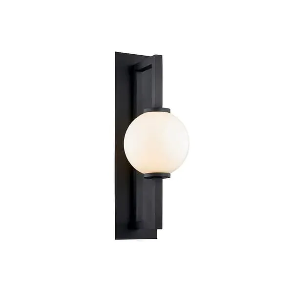 Outdoor Wall Light with Texture - Black image