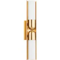 Paolo Wall Light - Brass, Glass