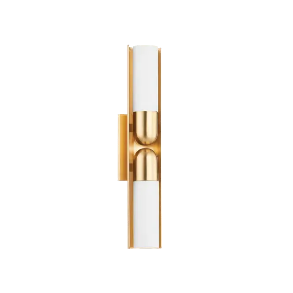 Paolo Wall Light - Brass, Glass image