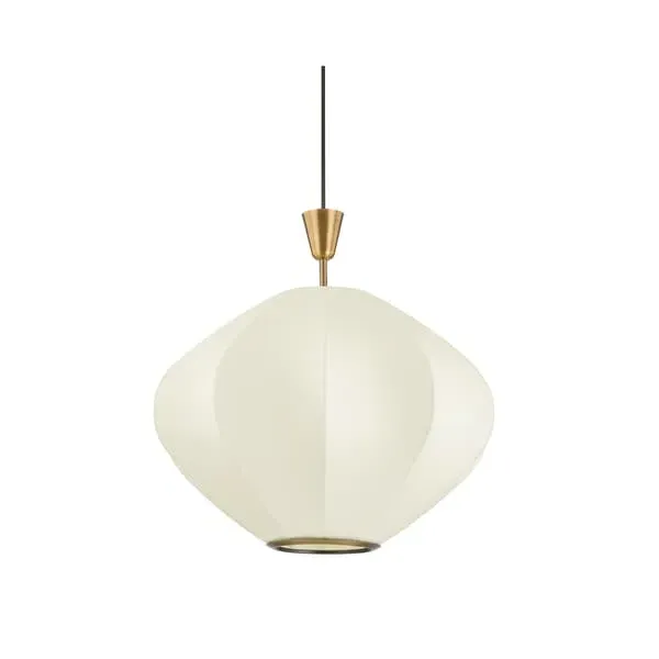 Pendant Light Japandi Design - Brass, Patina Finish image