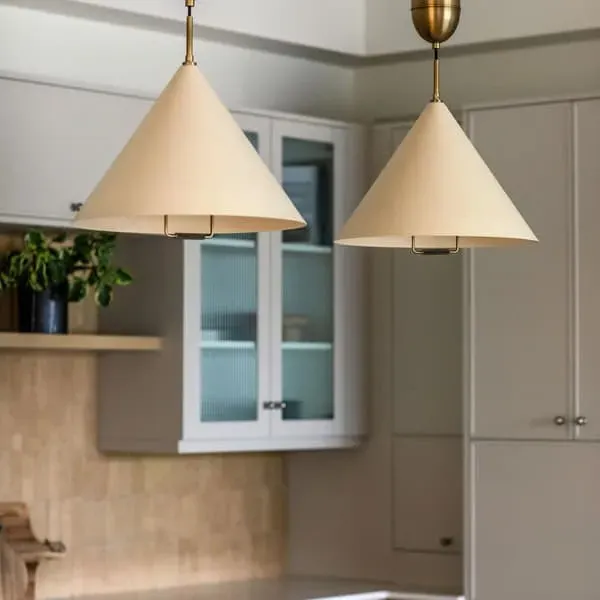 Pendant Light with Adjustable Shade - Soft Sand