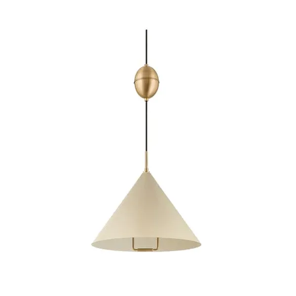 Pendant Light with Adjustable Shade - Soft Sand